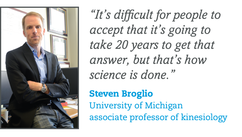 It's difficult for people to accept that it's going to take 20 years to get that answer, but that's how science is done. - Steven Broglio